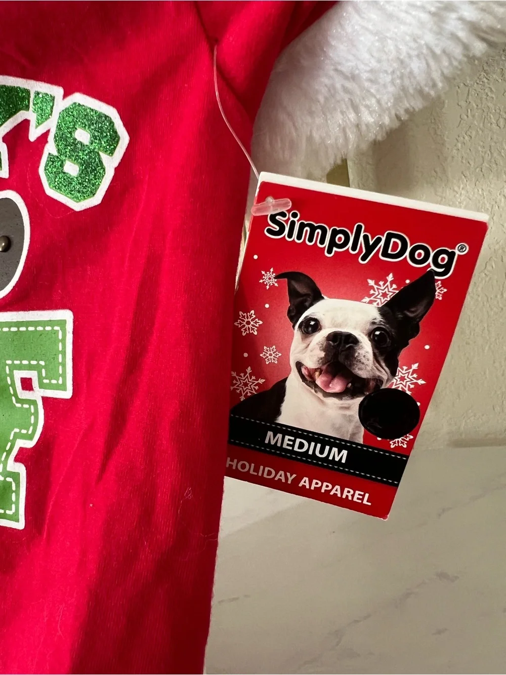 Mommy's Little Elf Red Holiday Pet Shirt